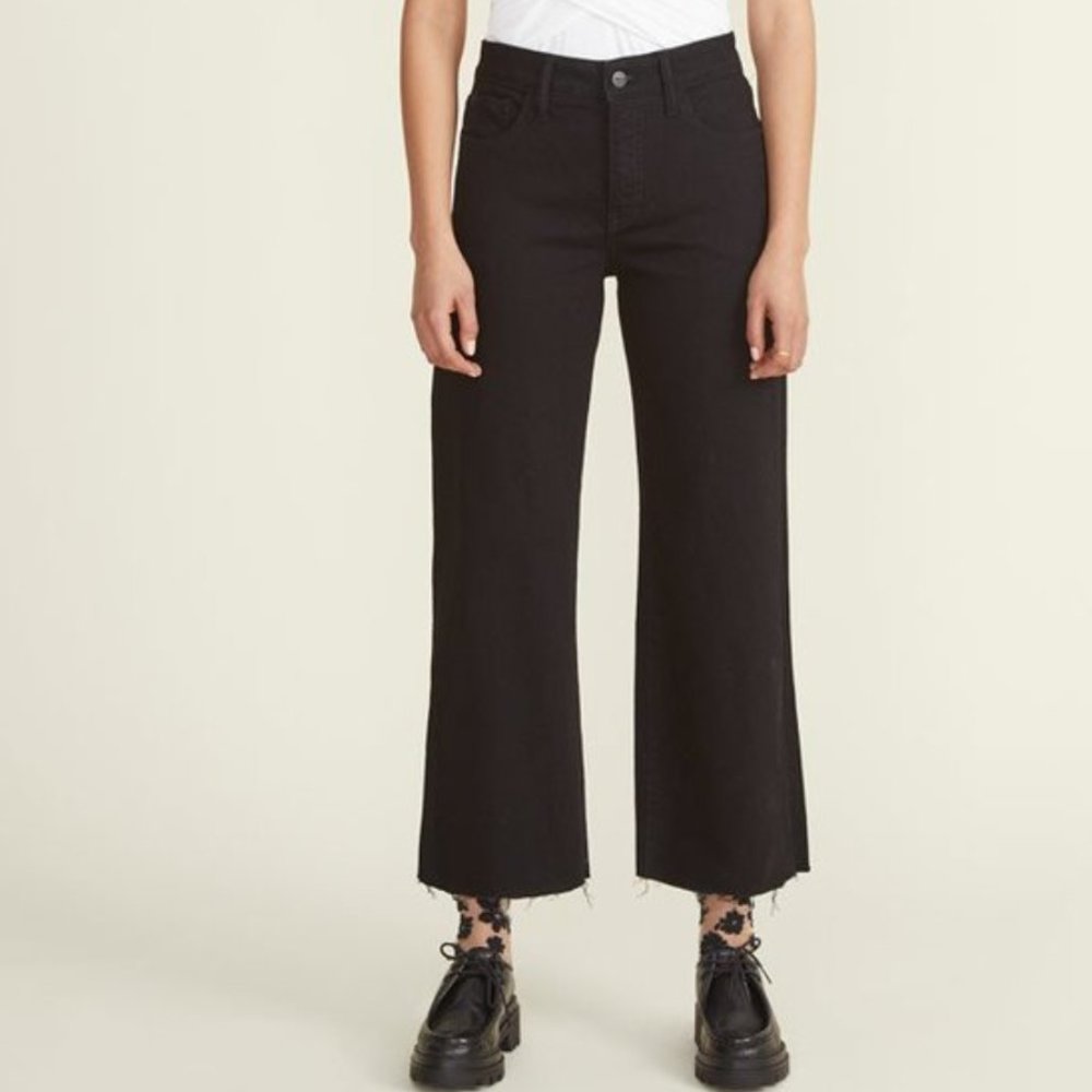 Warp + Weft black wide leg jeans pants - with tags!